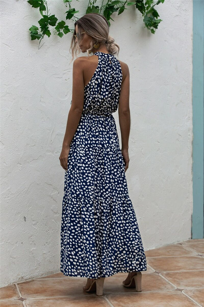 foto vestido bohemio azul marino 2